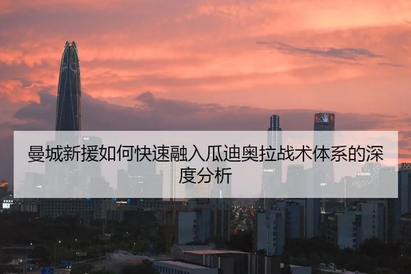 曼城新援如何快速融入瓜迪奥拉战术体系的深度分析